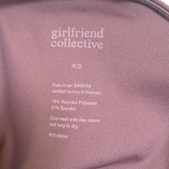 NWT Girlfriend Collective Dahlia Purple Compression High-Rise Workout Legging XS - Picture 6 of 8